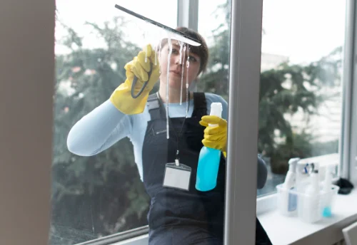 Nettoyage de vitres intérieures et extérieures à Bréziers